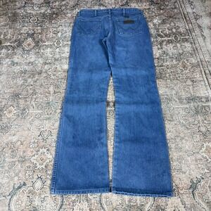 Early 2000s Wrangler Blue Bootcut Jeans 34x36